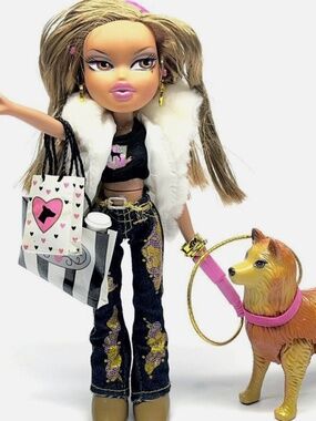 RARE 2001 Jasmine Walking Doll with Dog Set – 100% Working, all accessories